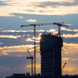 skyscraper under construction