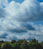 fluffy white clouds