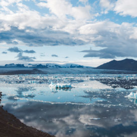 melting glaciers in Alaska