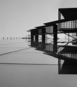 architectural lines on a modern home