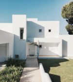 modern squared corner home