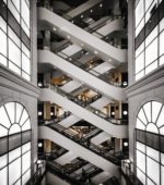 stairs in a shopping center