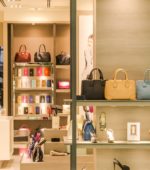 shop display featuring purses
