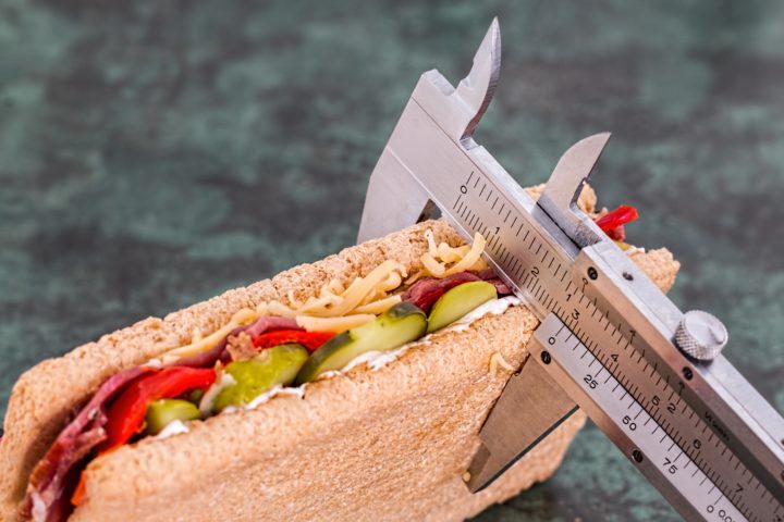 Dietetic Service, Technology and Management measures nutritional content in a sandwich