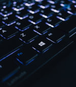 backlit computer keyboard